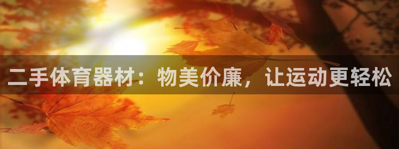 极悦平台登录不进去怎么回事呀：二手体育器材：物美价廉，让运动