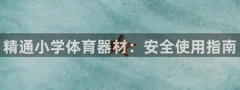 极悦平台官方网站下载：精通小学体育器材：安全使用指南