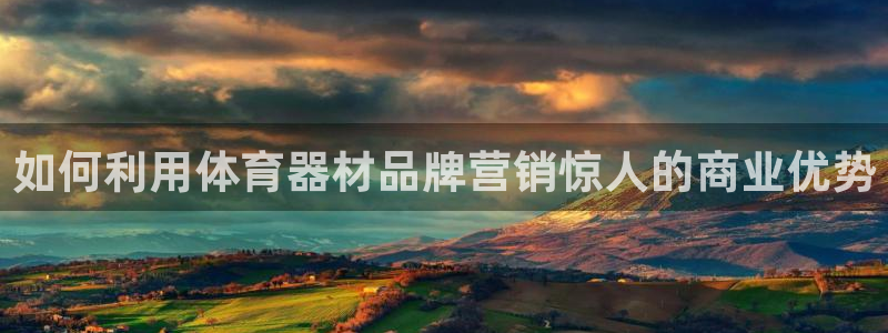 极悦娱乐官网入口：如何利用体育器材品牌营销惊人的商业