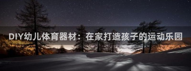 极悦平台代理怎么做：DIY幼儿体育器材：在家打造孩子